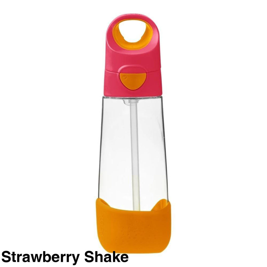 Bbox Tritan Straw Drink Bottle 600Ml Strawberry Shake Baby & Toddler