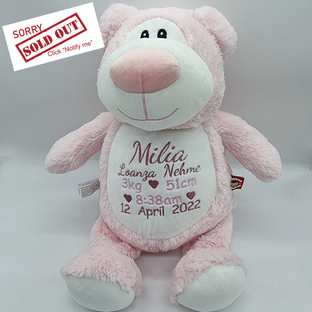 Bear Pink Cubbie