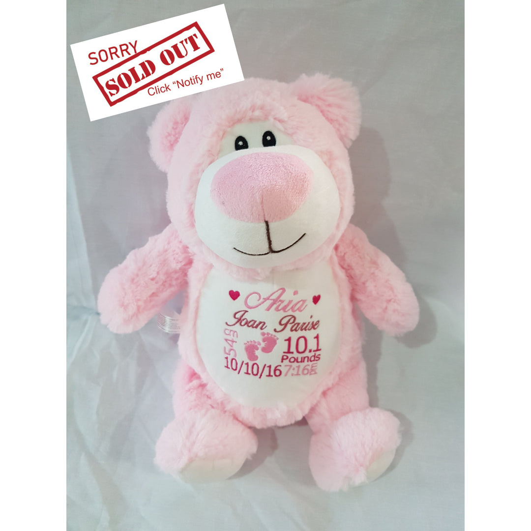 Bear Pink Cubbie