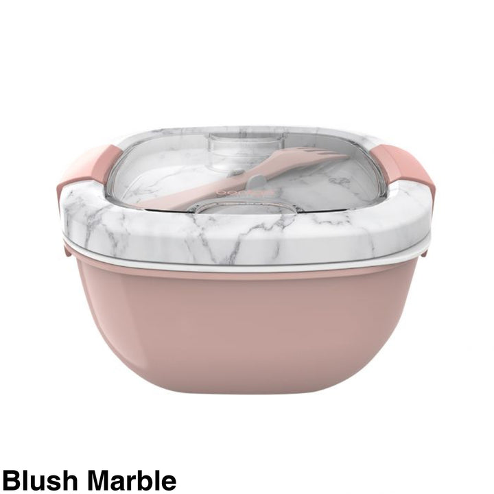 Bentgo All-In-One Salad Container Blush Marble