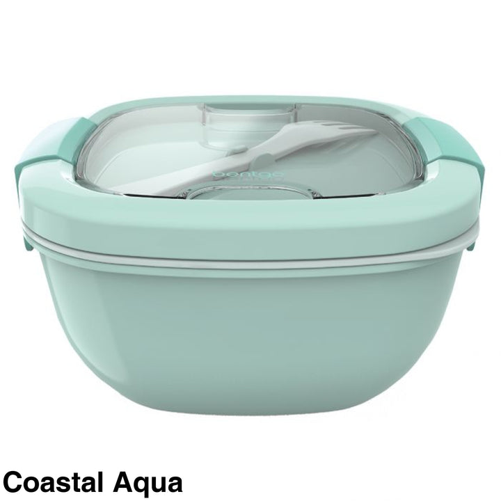 Bentgo All-In-One Salad Container Coastal Aqua