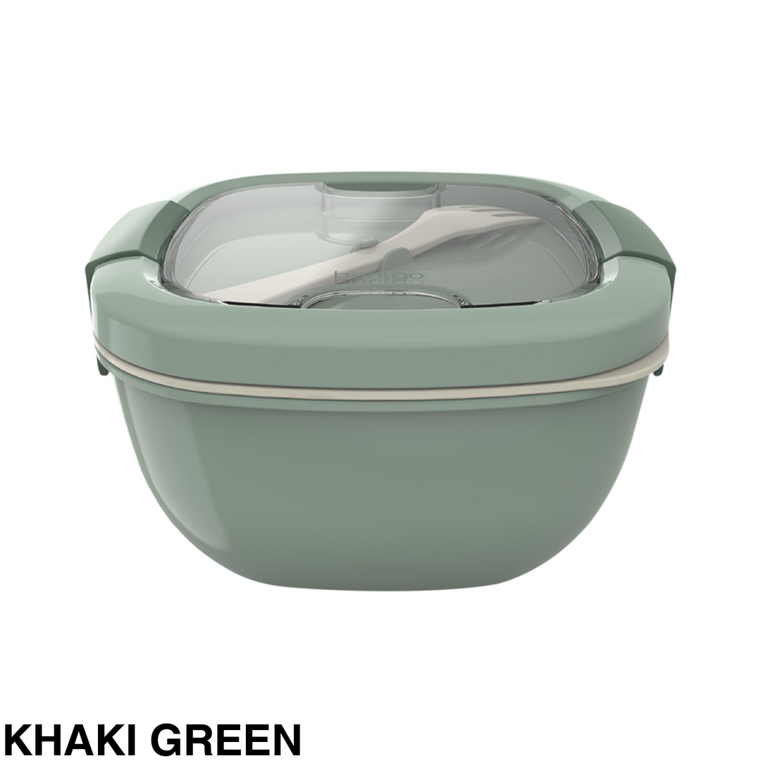 Bentgo All-in-One Salad Container Khaki Green