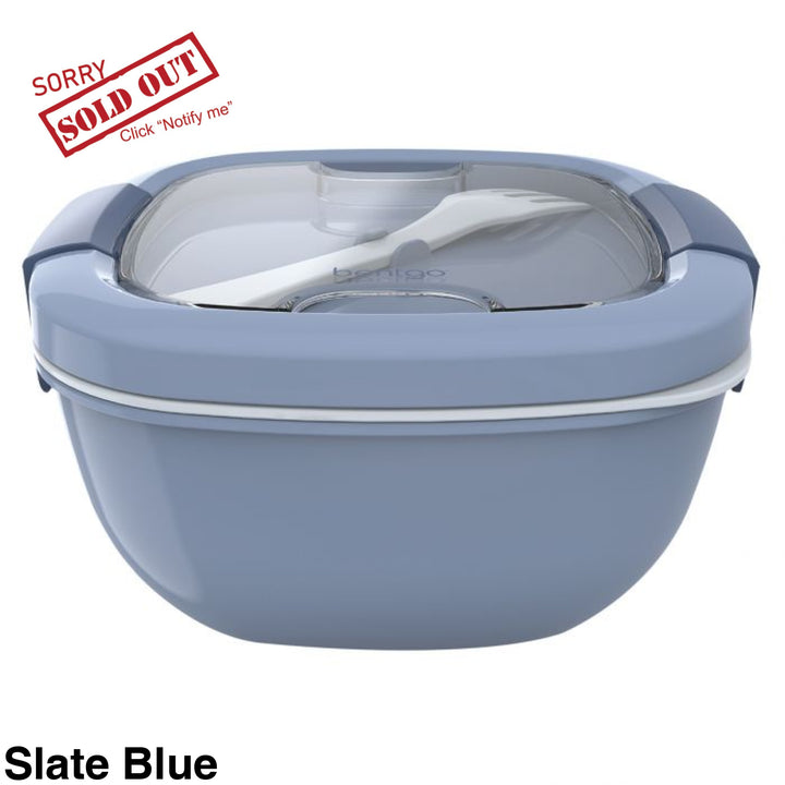 Bentgo All-In-One Salad Container Slate Blue