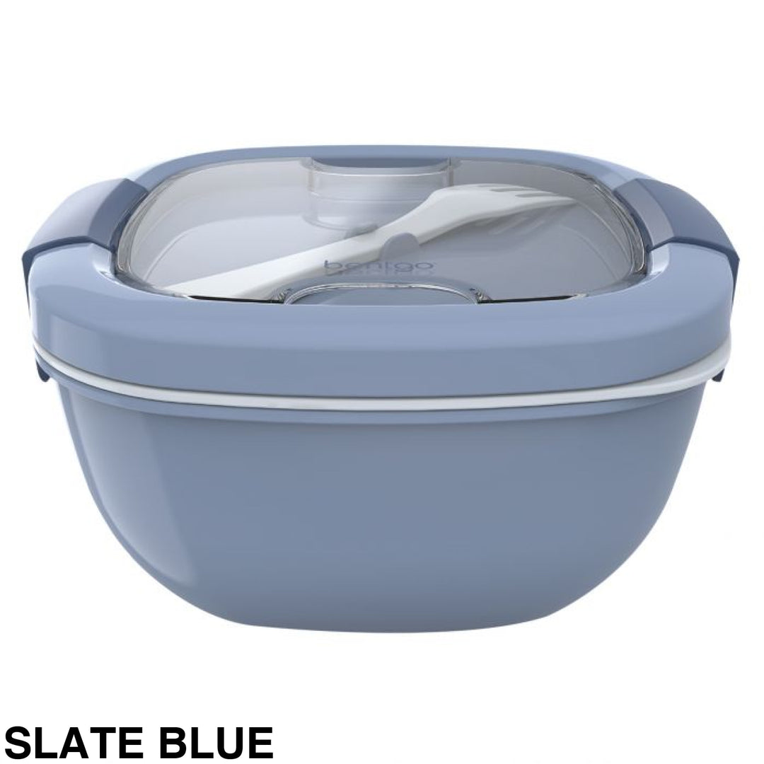 Bentgo All-In-One Salad Container Slate Blue