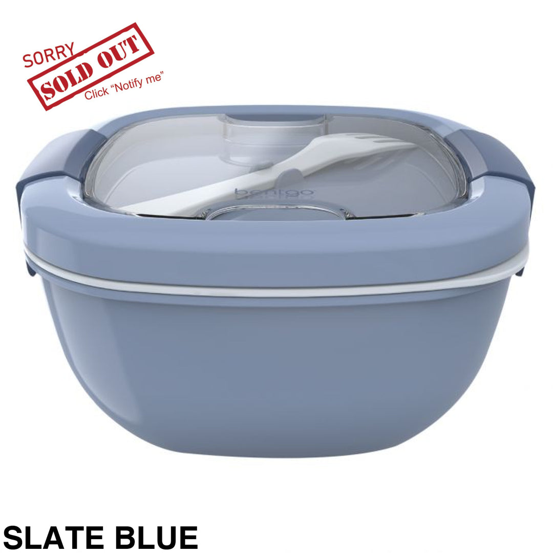 Bentgo All-In-One Salad Container Slate Blue