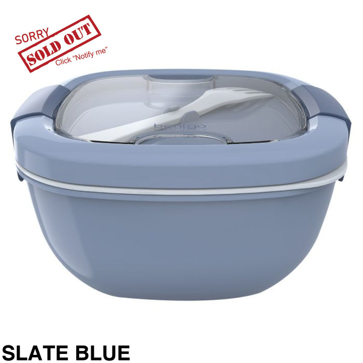 Bentgo All-In-One Salad Container Slate Blue