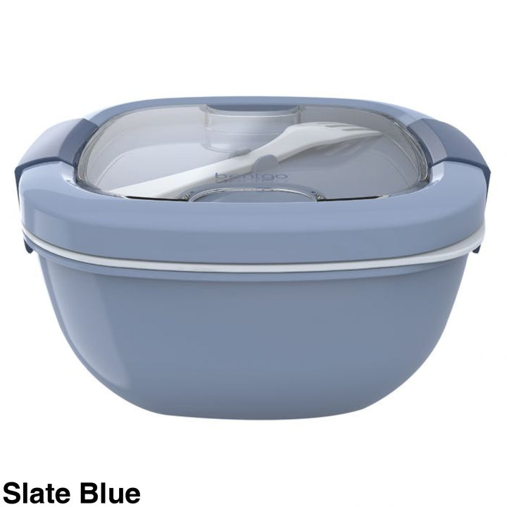 Bentgo All-In-One Salad Container Slate Blue
