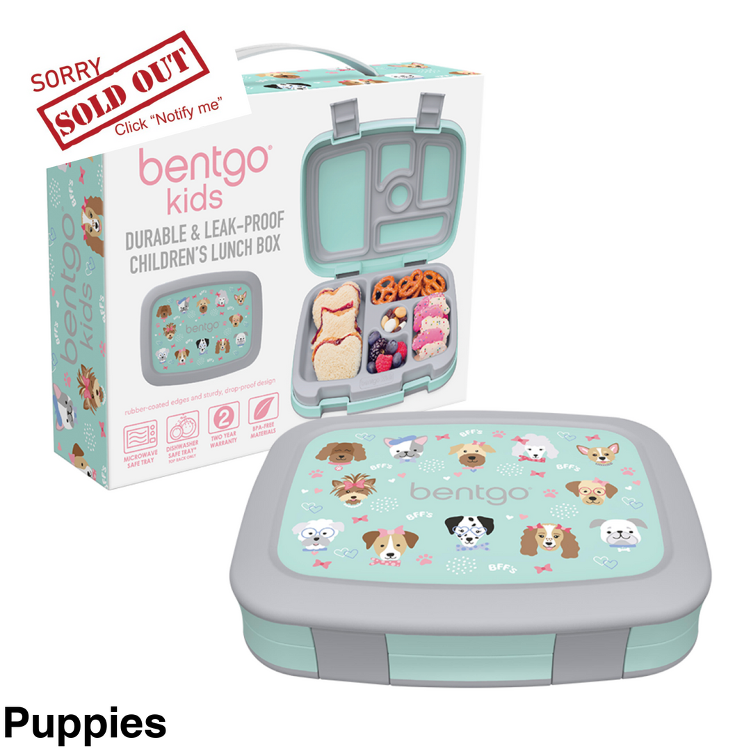 Bentgo Kids Leak-Proof Print Bento Lunch Box Puppies