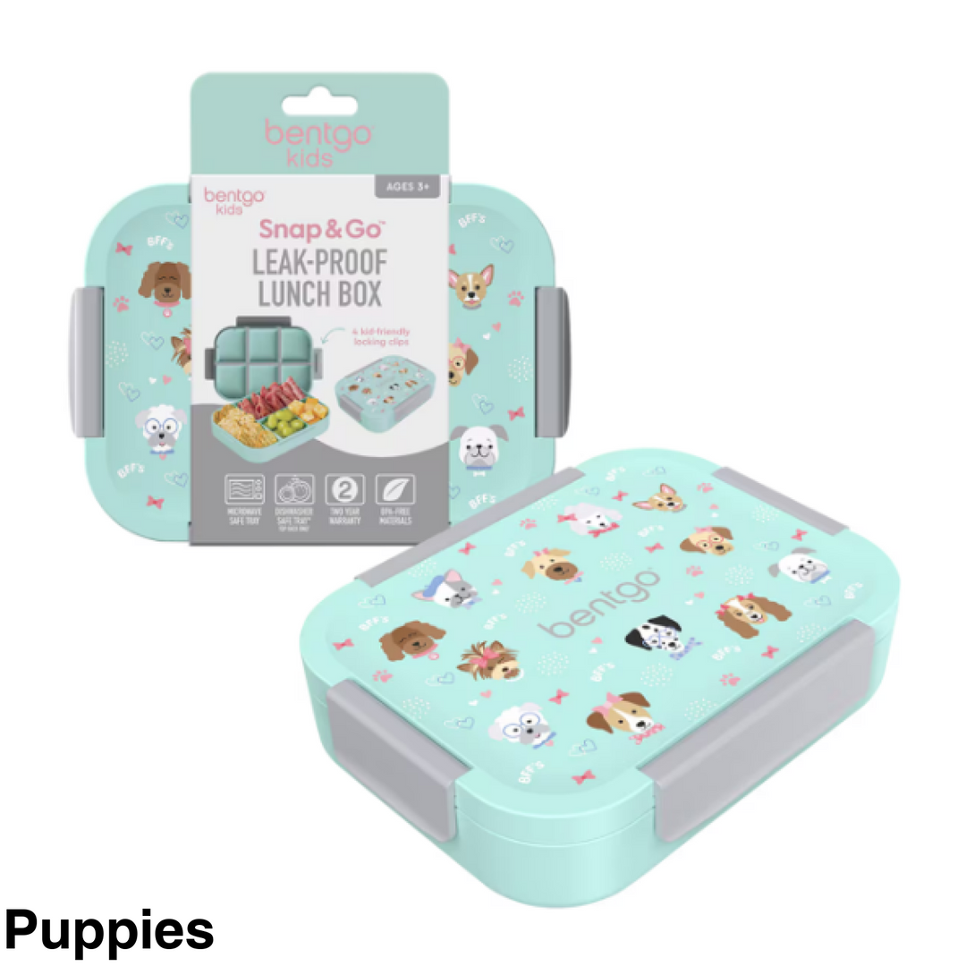 Bentgo Kid’s Snap & Go Lunch Box Puppies