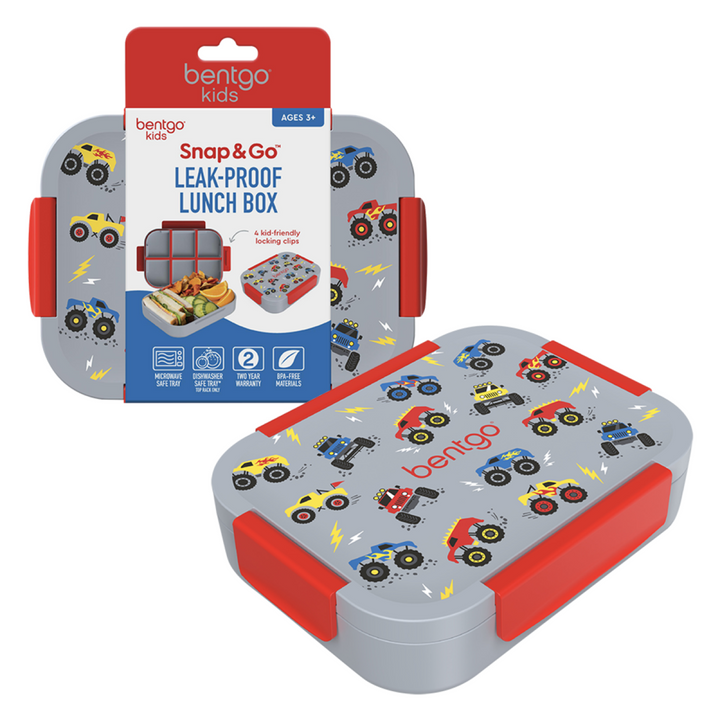 Bentgo Kid’s Snap & Go Lunch Box Trucks