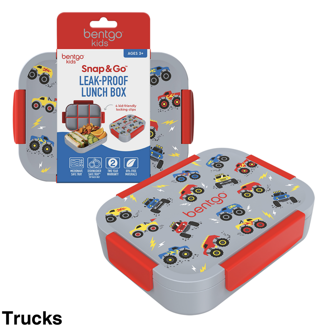 Bentgo Kid’s Snap & Go Lunch Box Trucks