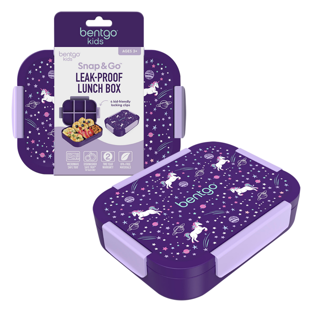 Bentgo Kid’s Snap & Go Lunch Box Unicorn