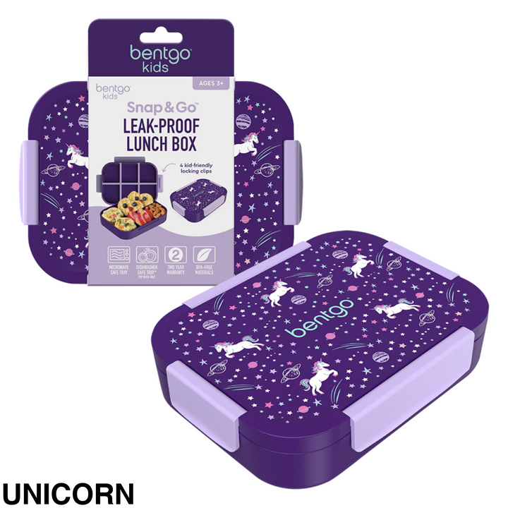 Bentgo Kid’s Snap & Go Lunch Box Unicorn