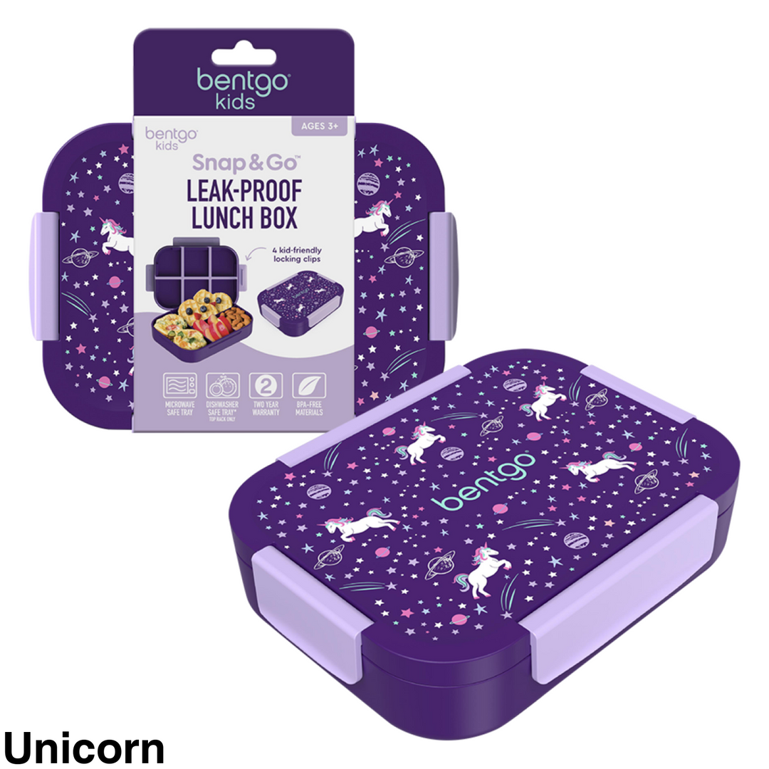 Bentgo Kid’s Snap & Go Lunch Box Unicorn