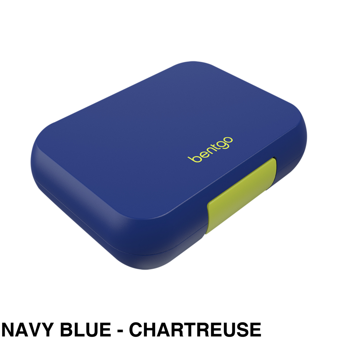 Bentgo Pop Lunchbox Navy Blue - Chartreuse