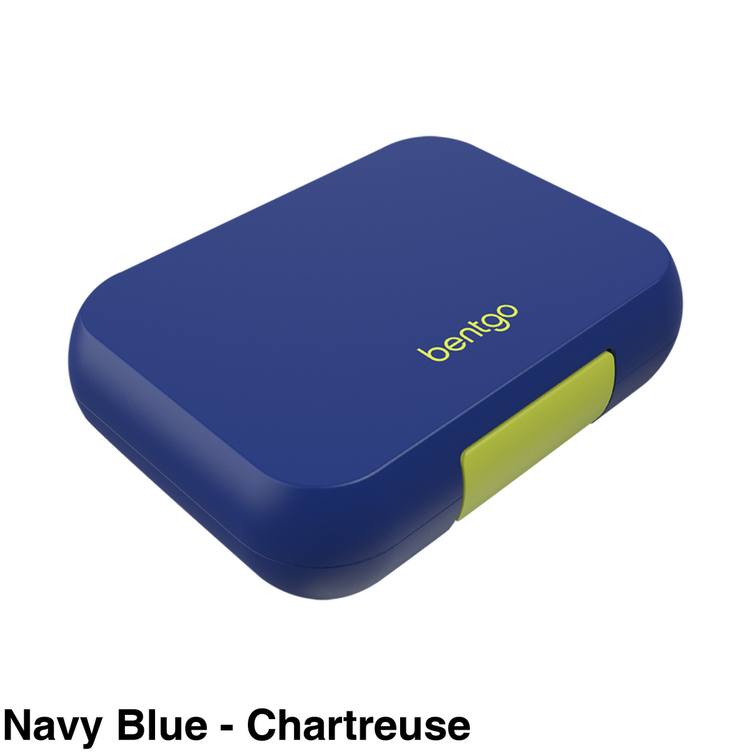 Bentgo Pop Lunchbox Navy Blue - Chartreuse