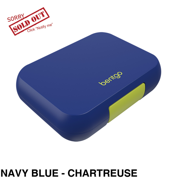 Bentgo Pop Lunchbox Navy Blue - Chartreuse