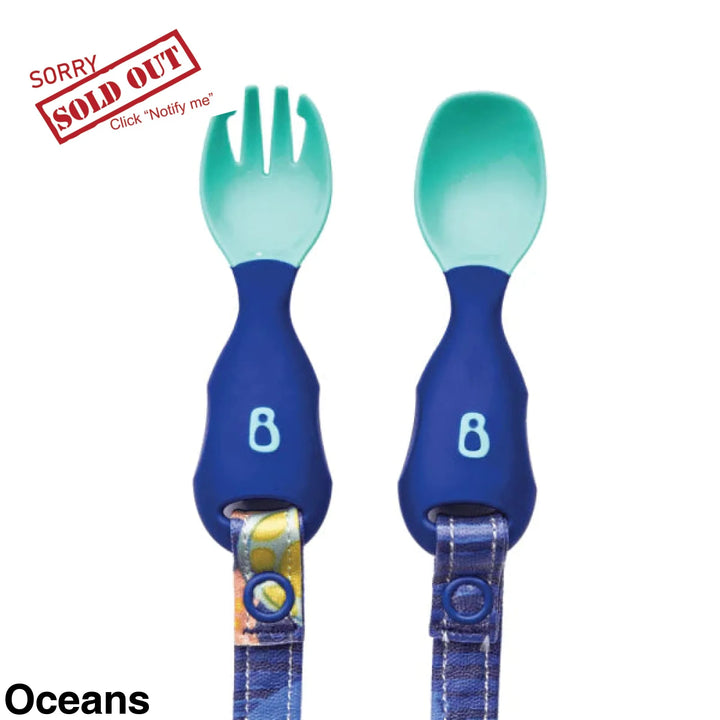 Bibado Attachable Weaning Cutlery Oceans