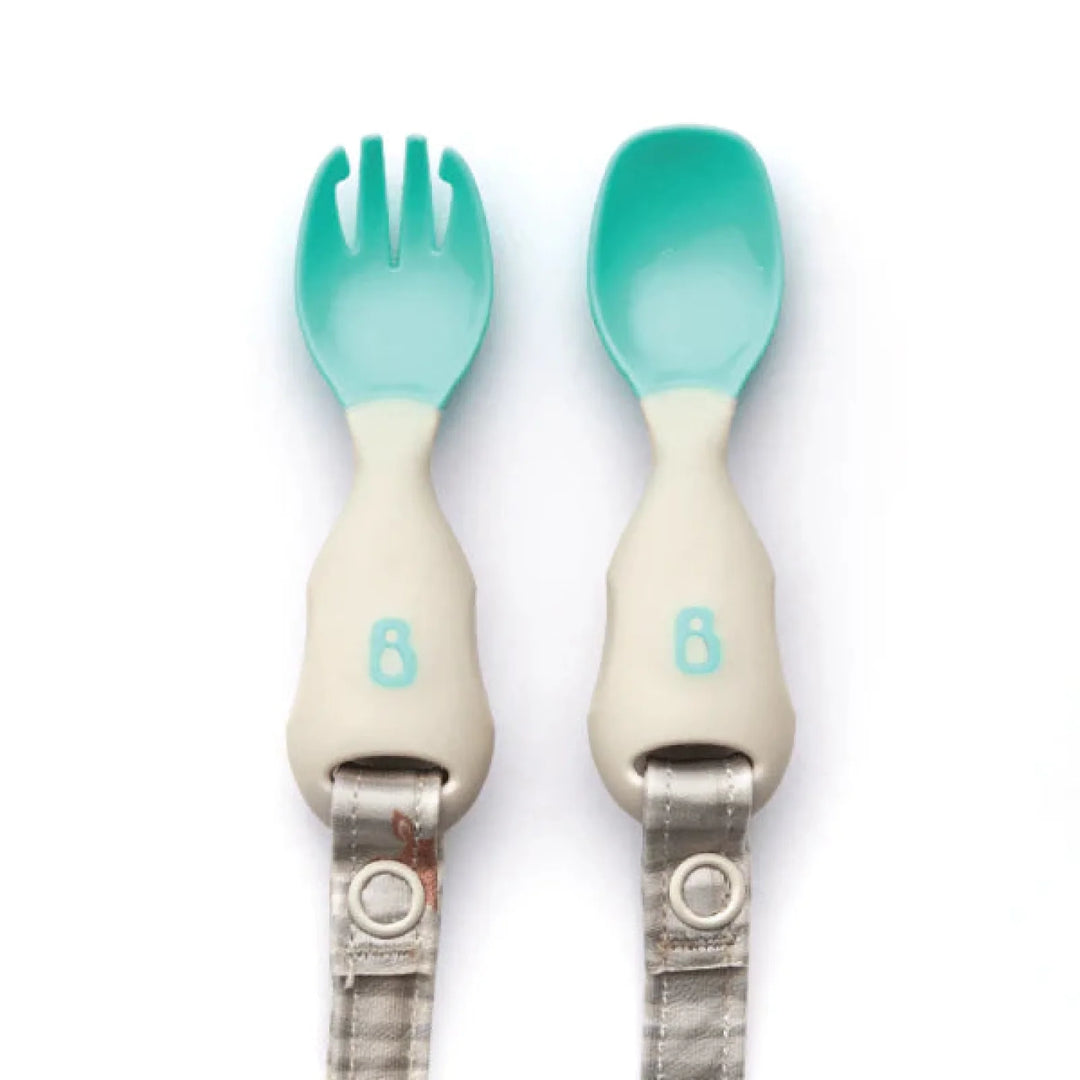 Bibado Attachable Weaning Cutlery Woodland
