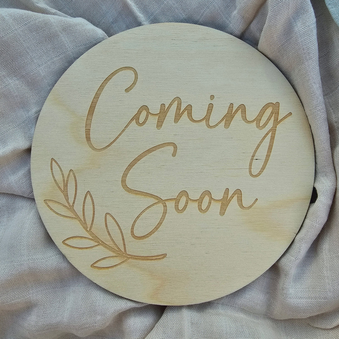 Coming Soon Engraved Disc - Leaf
