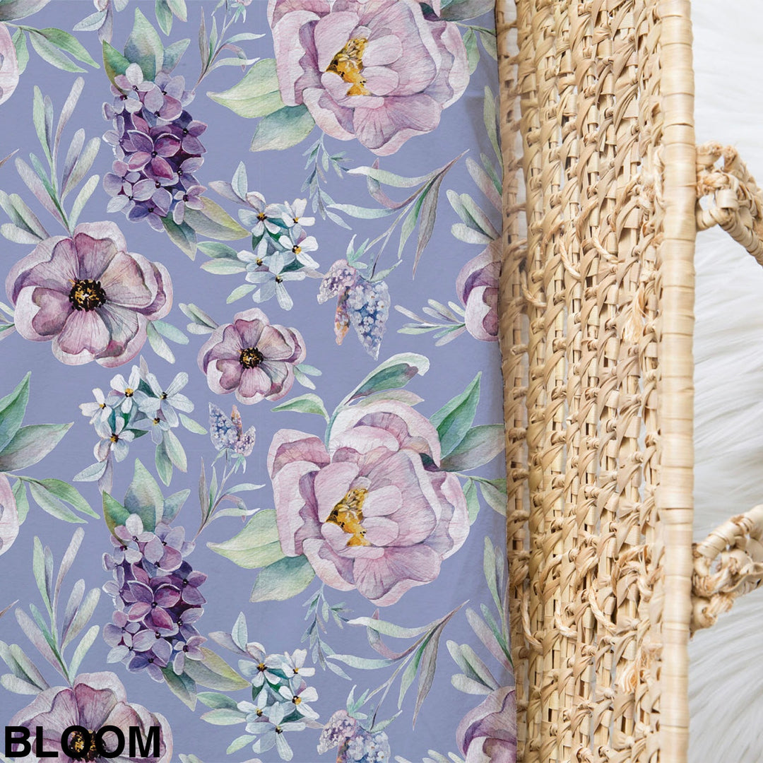 Cotton Jersey Bassinet / Change Mat Cover | Bloom & Covers