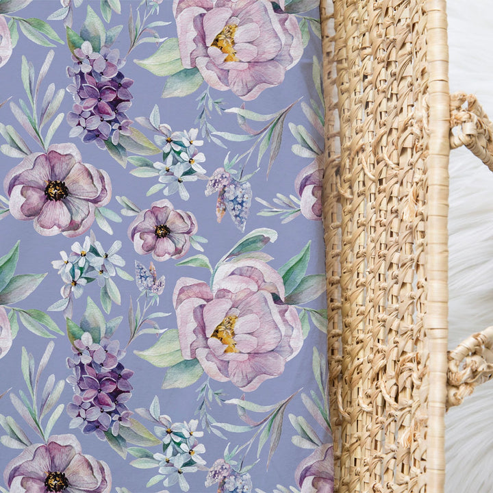 Cotton Jersey Bassinet / Change Mat Cover | Bloom & Covers