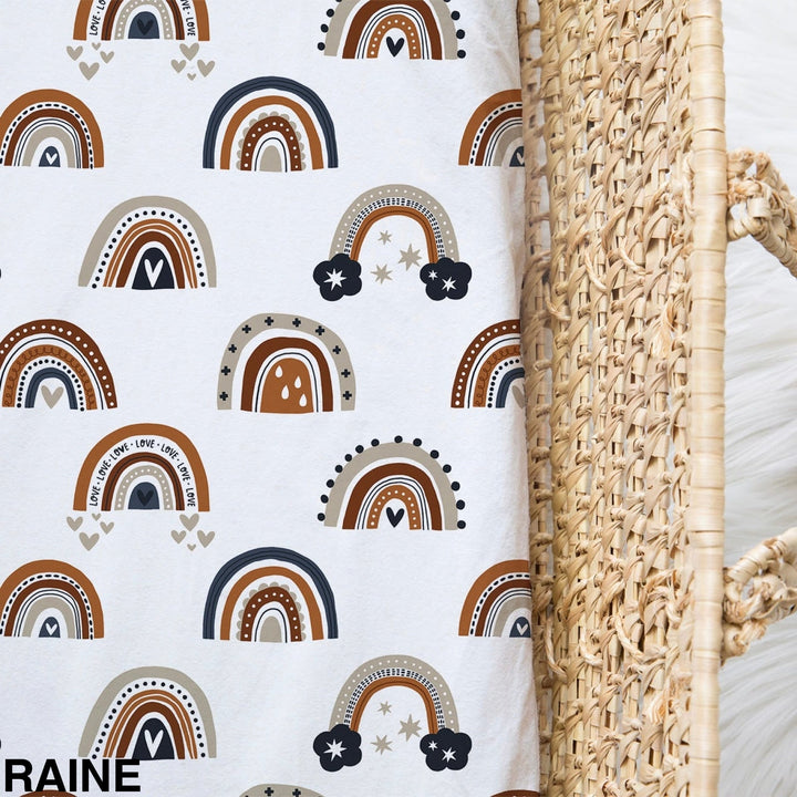 Cotton Jersey Bassinet / Change Mat Cover - Assorted Raine & Covers