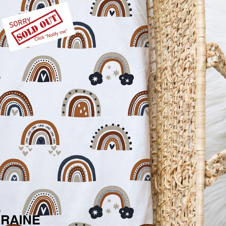 Cotton Jersey Bassinet / Change Mat Cover - Assorted Raine & Covers