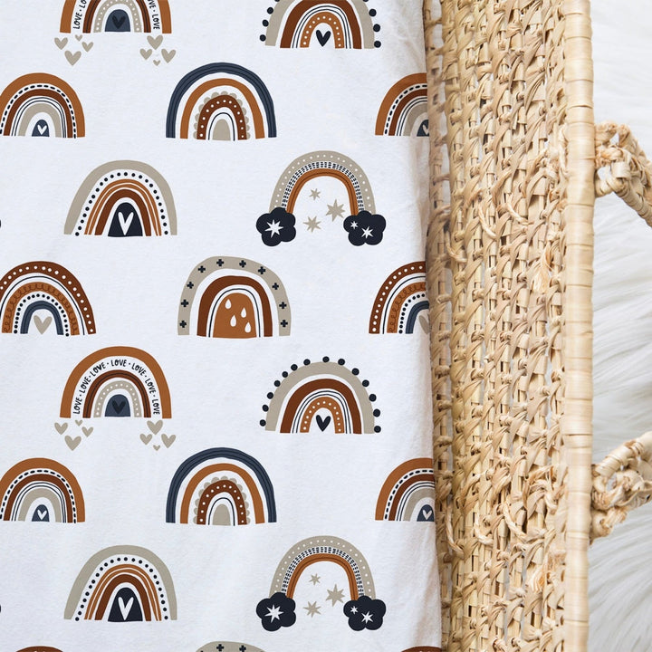 Cotton Jersey Bassinet / Change Mat Cover - Assorted Raine & Covers