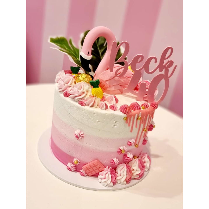 Custom Acrylic Cake Topper