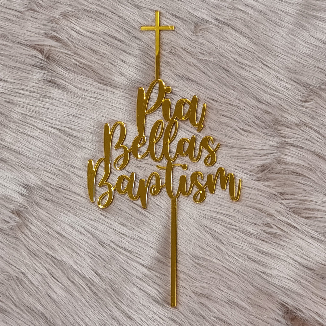 Custom Acrylic Cake Topper