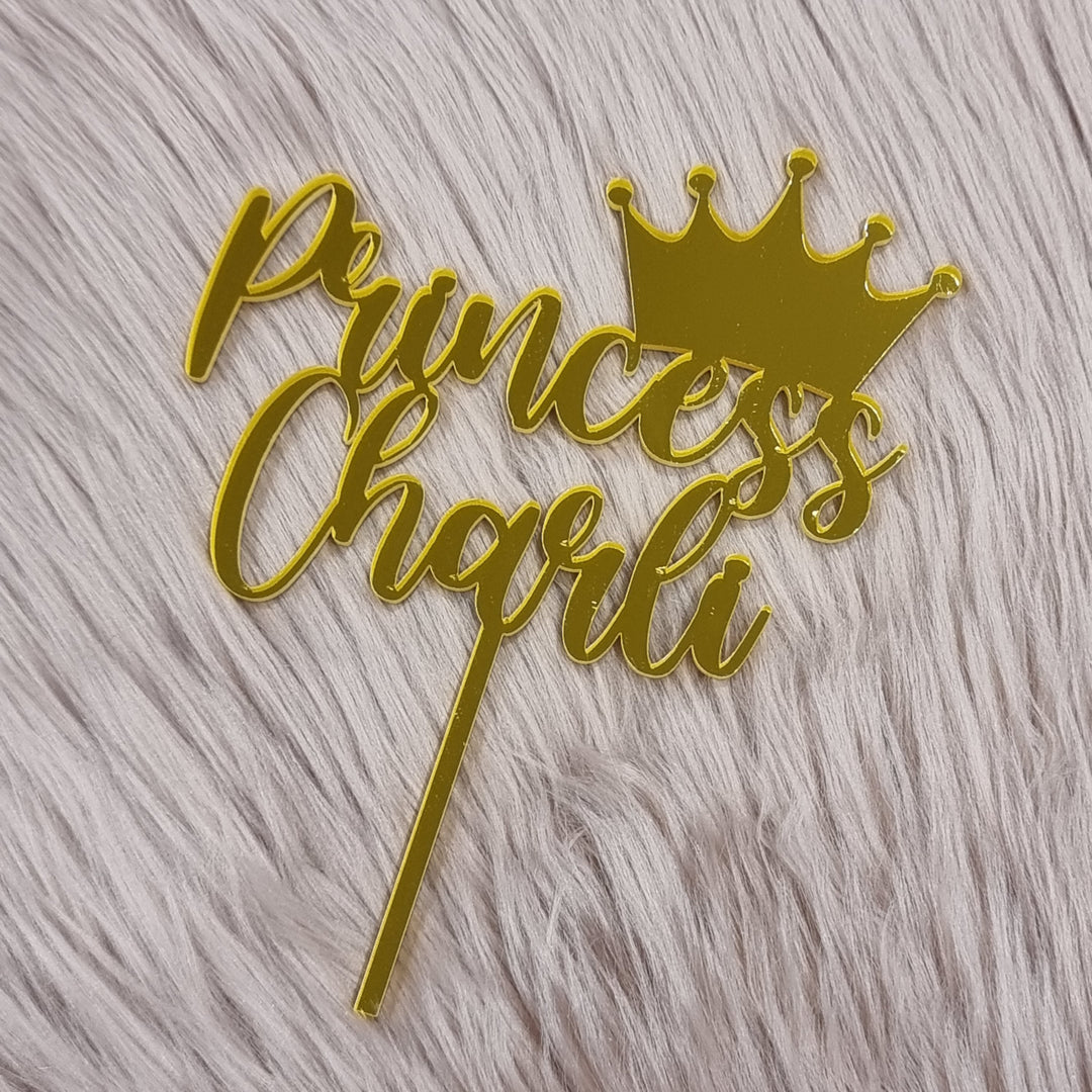 Custom Acrylic Cake Topper