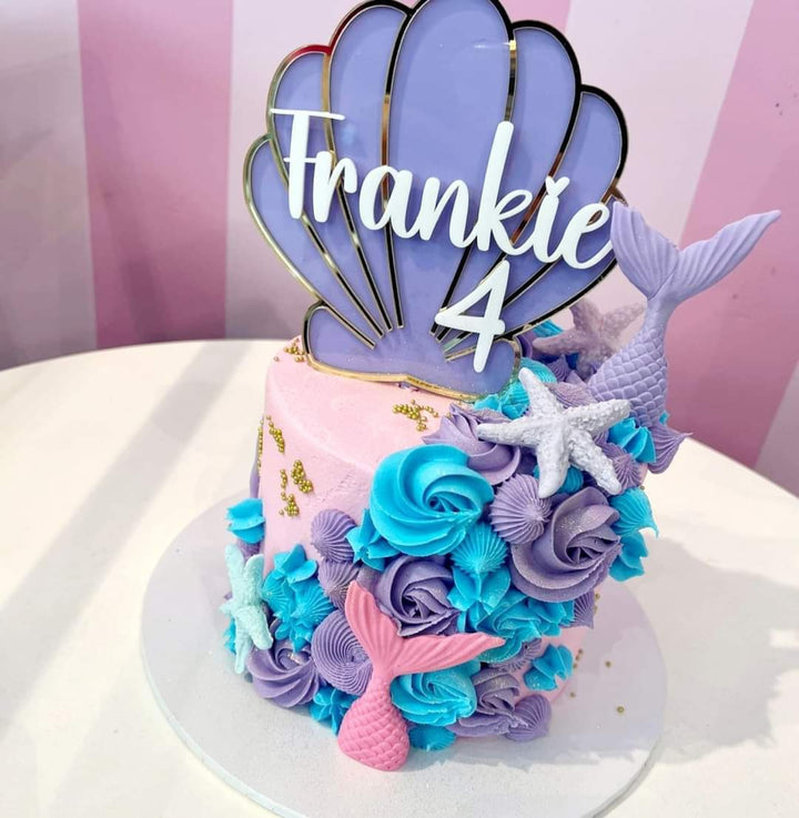 Double Layered Custom Acrylic Cake Topper