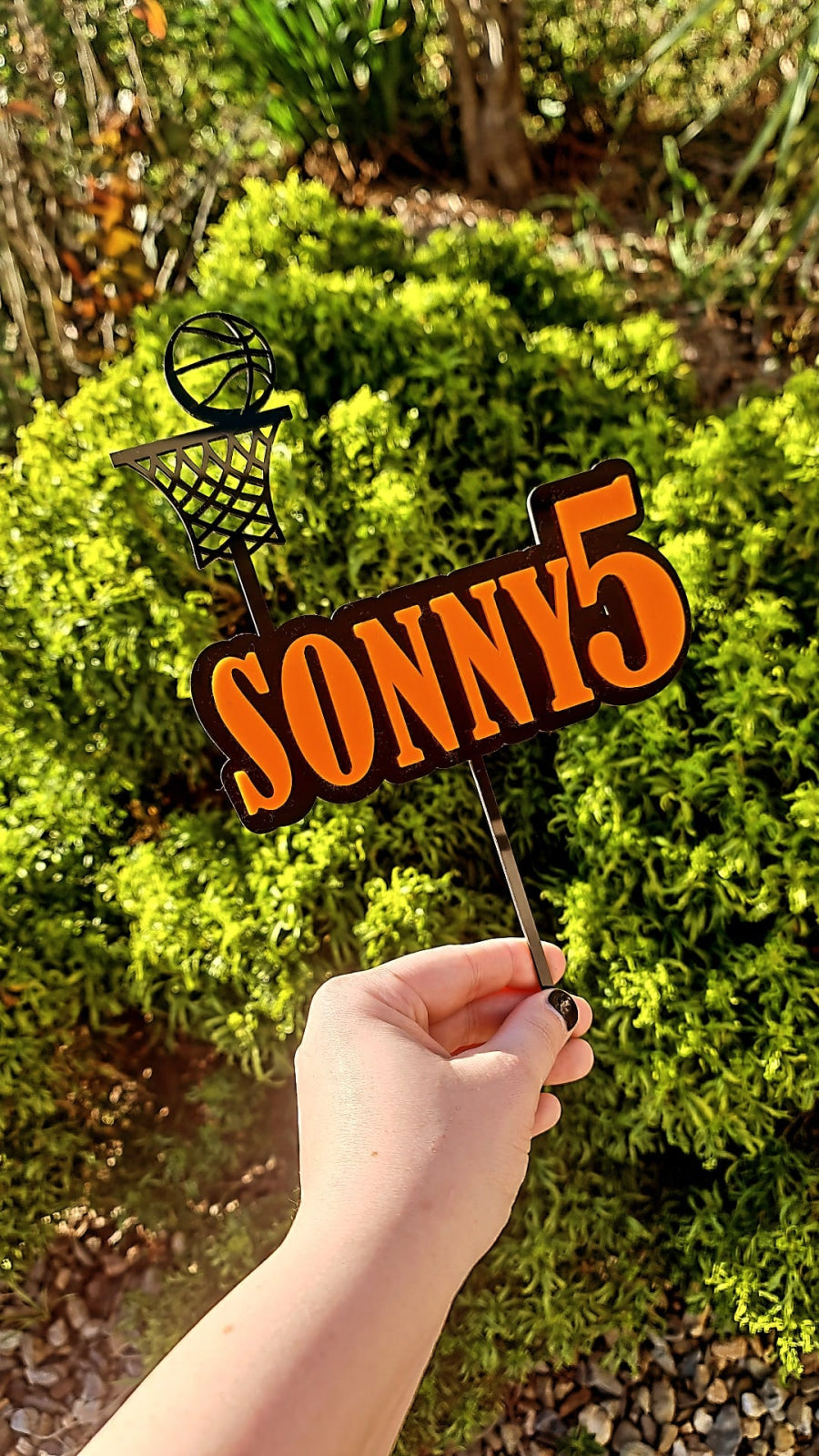 Double Layered Custom Acrylic Cake Topper