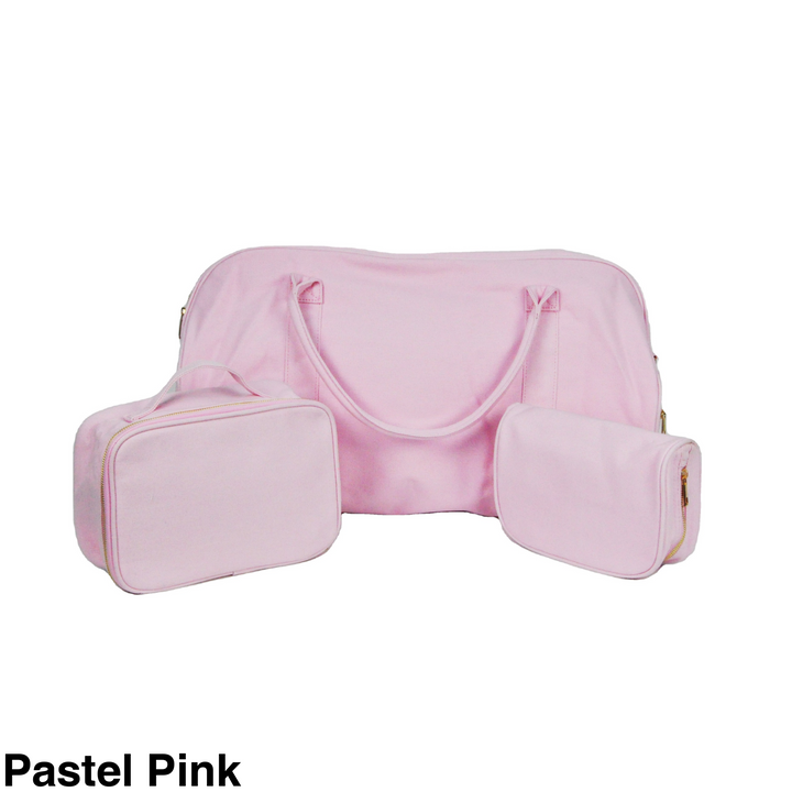 Duffle Bag and Travel Gift Set Pastel Pink