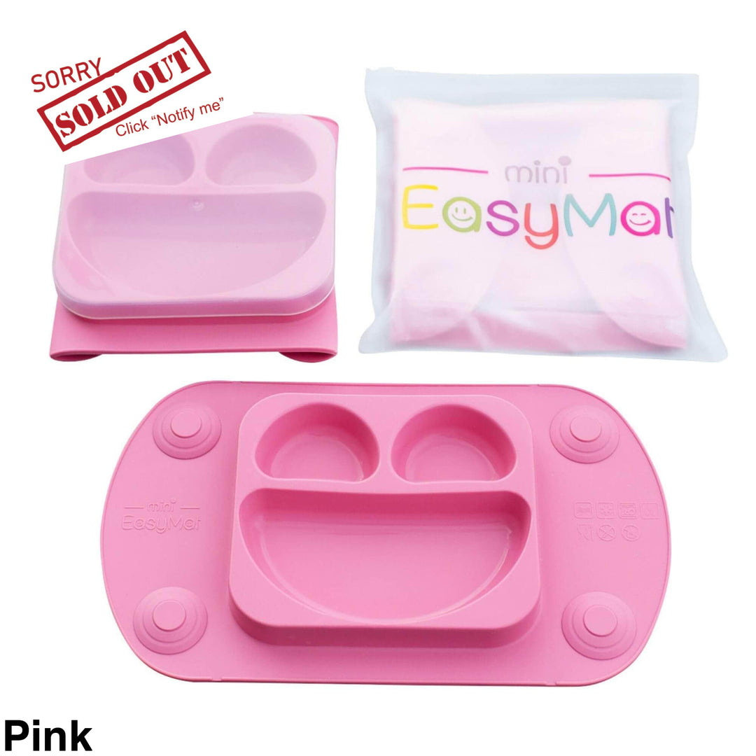 Easymat Mini Suction Plate Pink