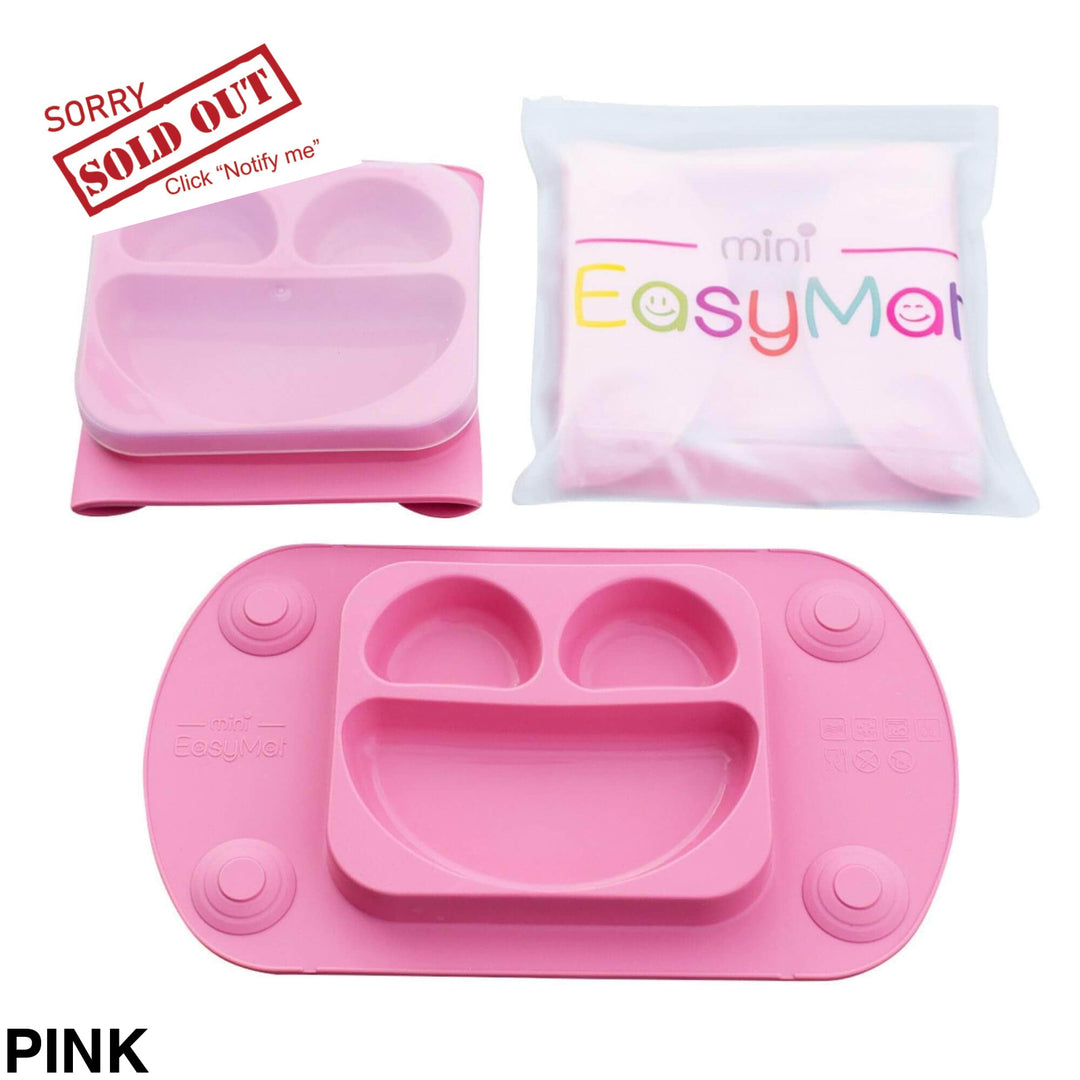 Easymat Mini Suction Plate Pink