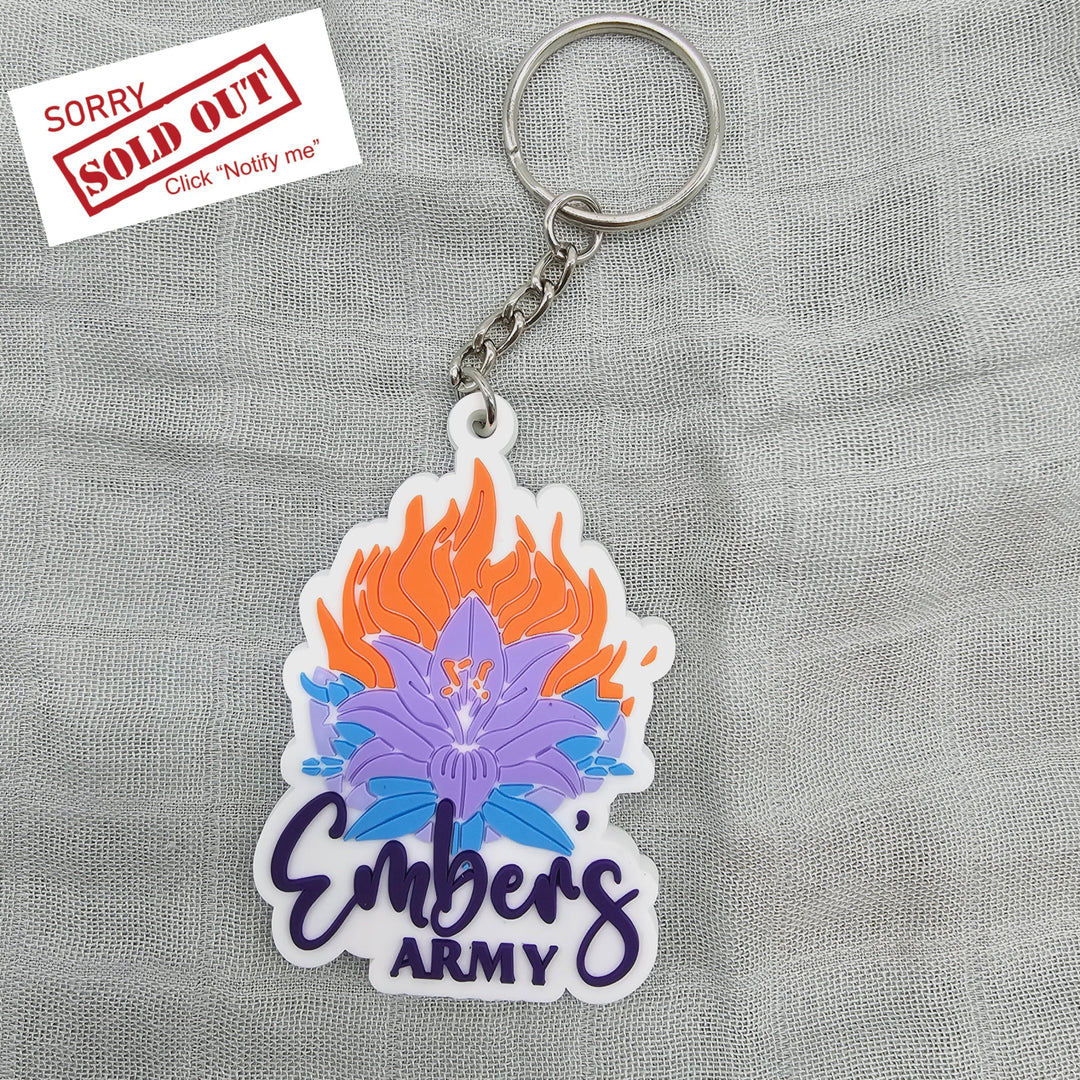 Ember Lily Keyring