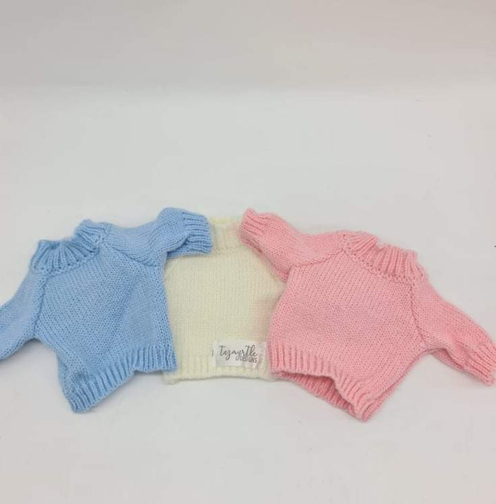 Embroidered Jumper For Jellycat Medium Bashful