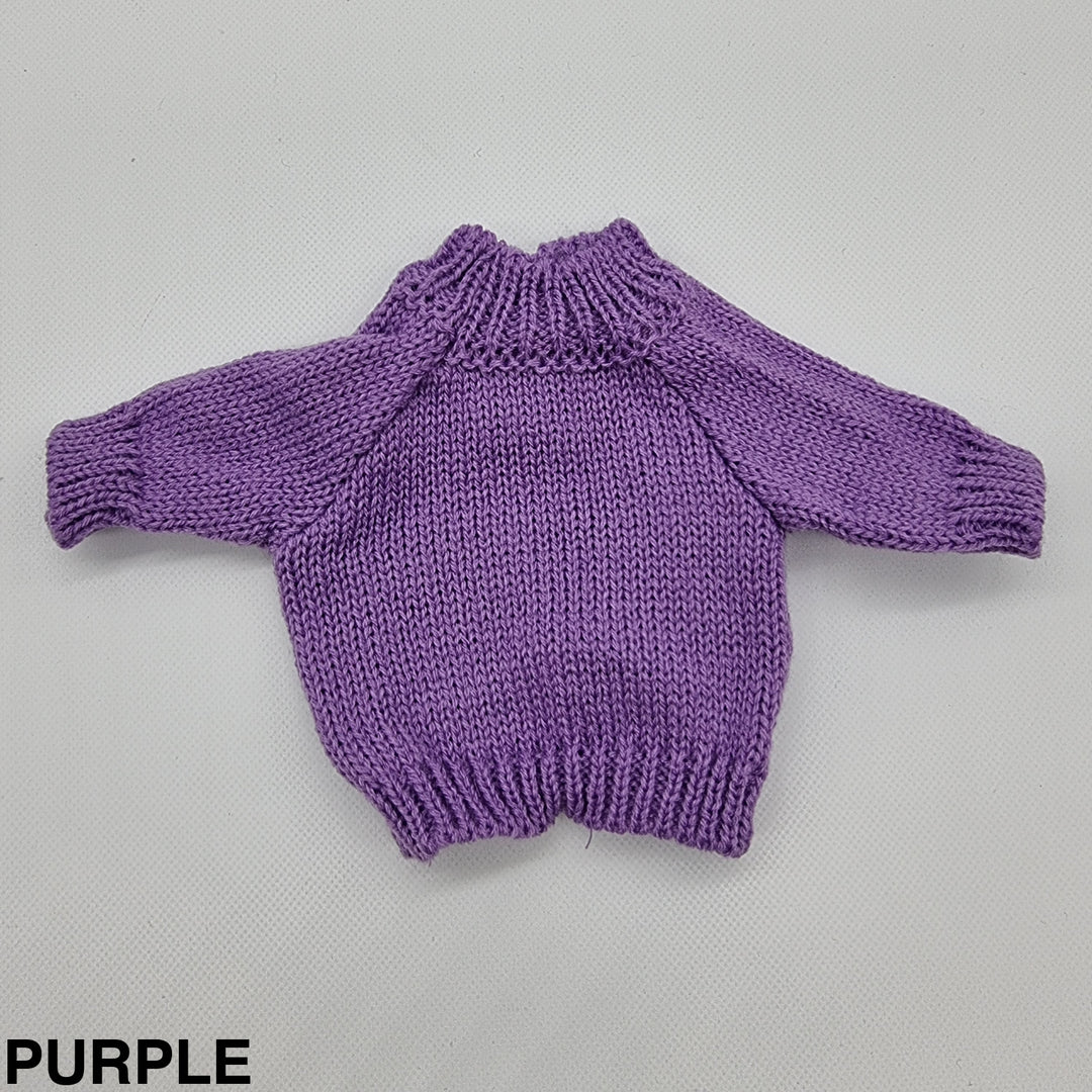 Embroidered Jumper For Jellycat Medium Bashful Purple