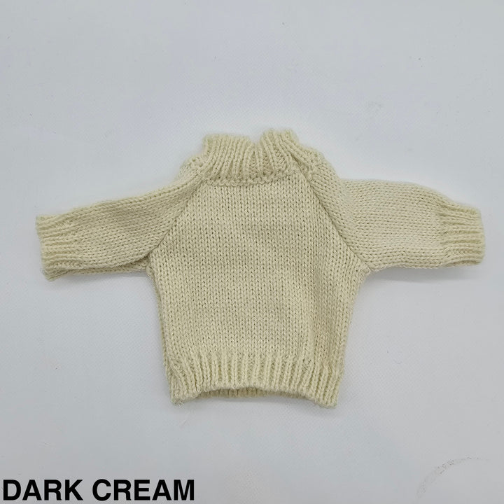 Embroidered Jumper For Jellycat Medium Bashful Dark Cream