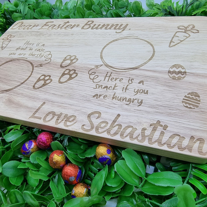 Engraved Easter Bunny Board