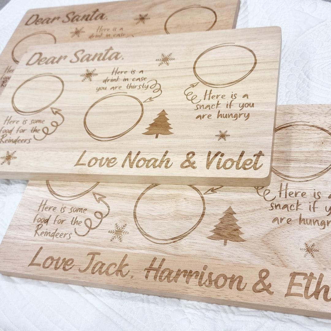 Engraved Santa Board