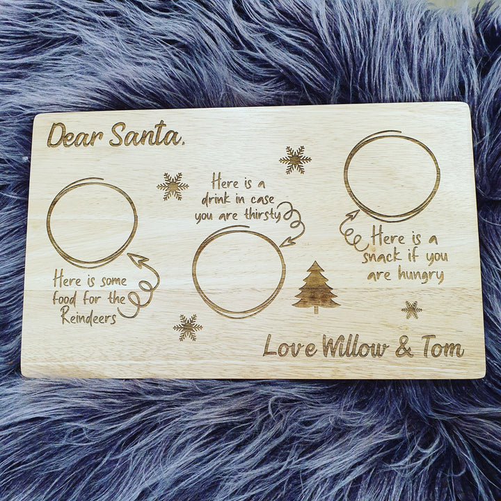 Engraved Santa Board