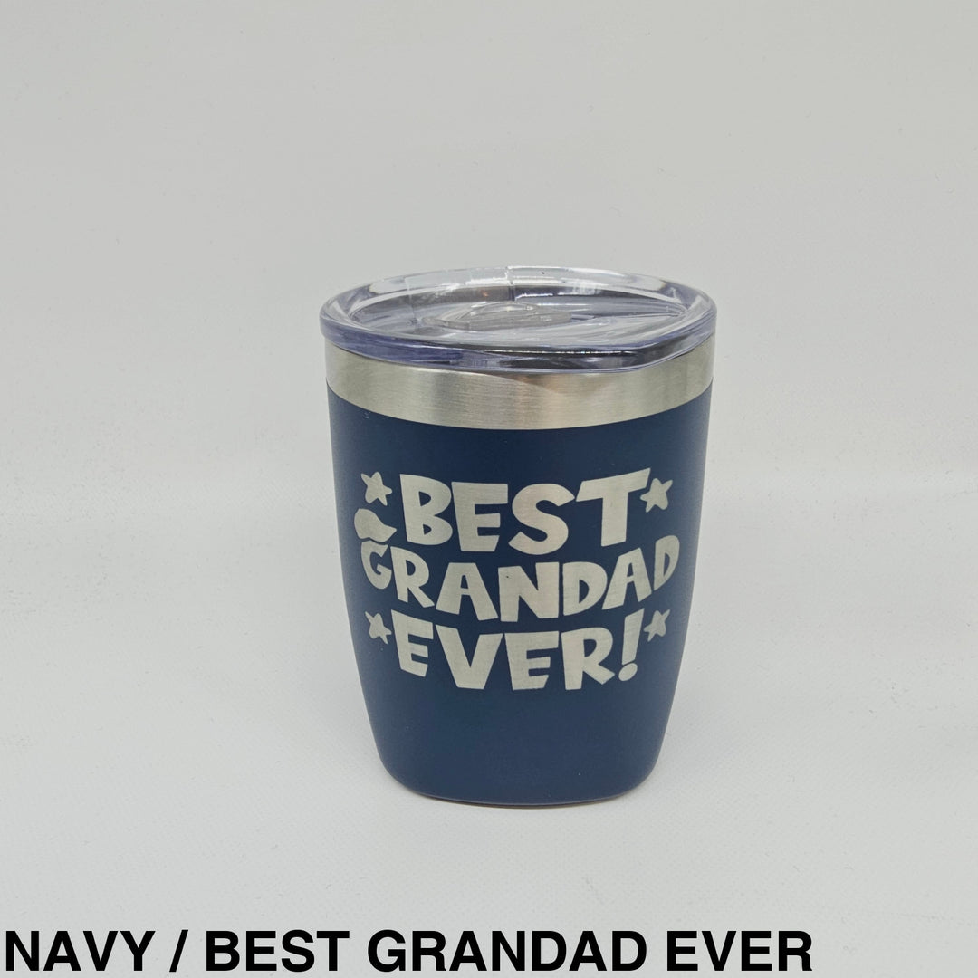 Father’s Day Insulated 300Ml Tumbler Navy / Best Grandad Ever