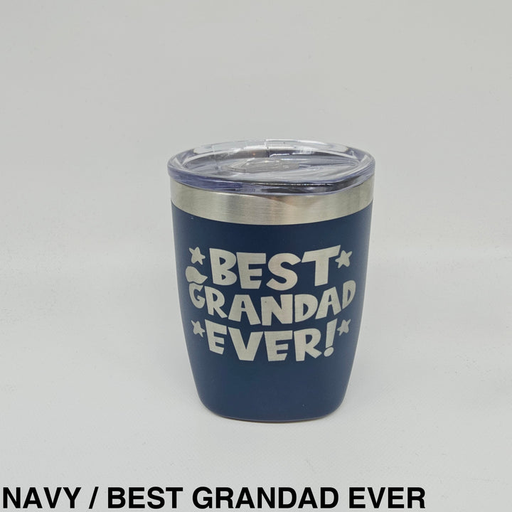 Father’s Day Insulated 300Ml Tumbler Navy / Best Grandad Ever