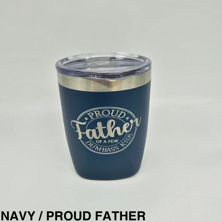 Father’s Day Insulated 300Ml Tumbler Navy / Proud Father