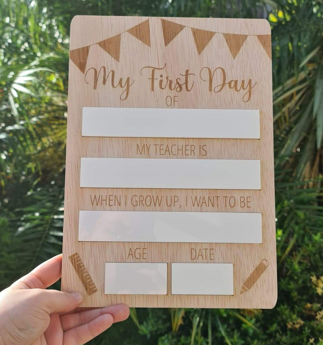 First Day Of Sign