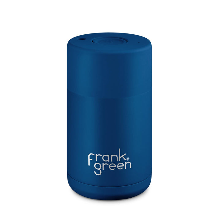 Frank Green 10Oz Stainless Steel Ceramic Reusuable Cup Deep Ocean