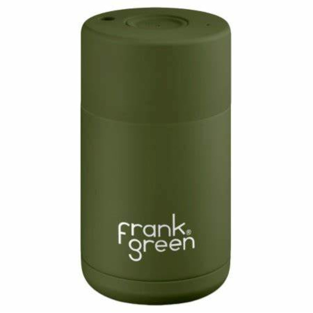 Frank Green 10Oz Stainless Steel Ceramic Reusuable Cup Khaki